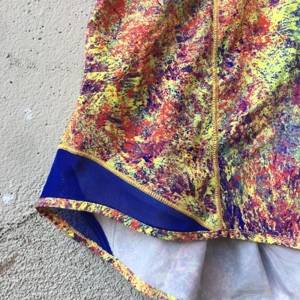 Lululemon Seawheeze Hotty Hot Shorts Woodland Sprint Multi I S…